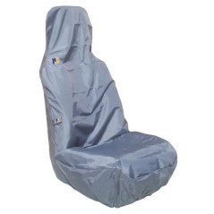 Seat cover uni front grey - SC60504