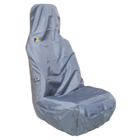 Seat cover uni front grey - SC60504