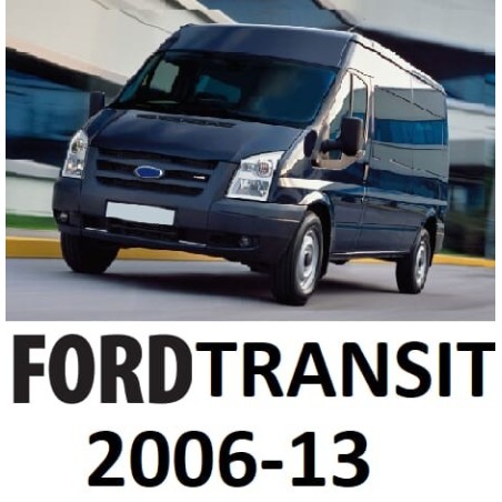 Sitzbezug Transit Crew cab hinten schwarz - SC50226