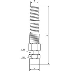 Straight push-on coupler - SCPOT814SP