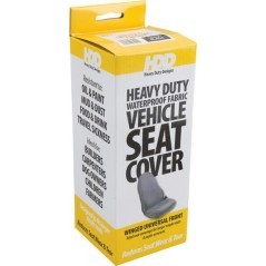 Seat cover wing uni front black - SC60301