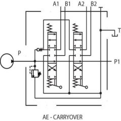 SD52002AE Walvoil, Monoblock distributors 