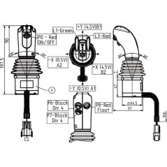 SDM1222002KIT Walvoil, Komplettverteiler für Frontlader 