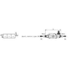 Stroke limit valve, B-side FA SD4/5/6 - SD95BFA