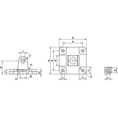 Swivel flange - SFD100PN