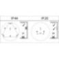 Light fitting, Circular 250 13W 830 Sensor - SFC250830SG3