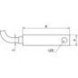 Reed switch with cable - SENSRCC5