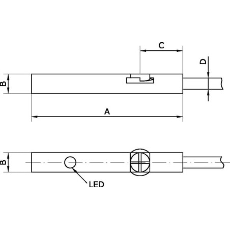 Sensor mit Kabel - SENST8C5