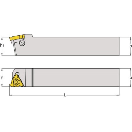 Gewindeschneiderhalter rechts - SER1212H16