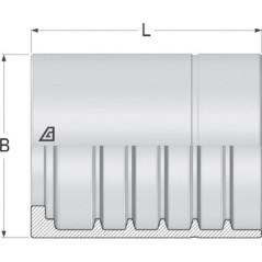 Tuleja NS6 DN32 - SFANS632