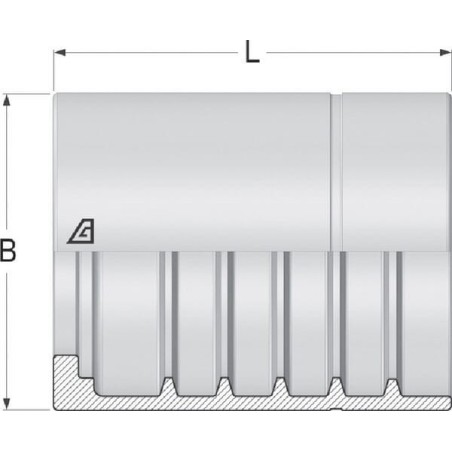 Presshülse NS4 DN20 - SFANS420