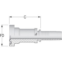 Insert NS-DN20 with flange diameter 41.3 - SFSNS2012