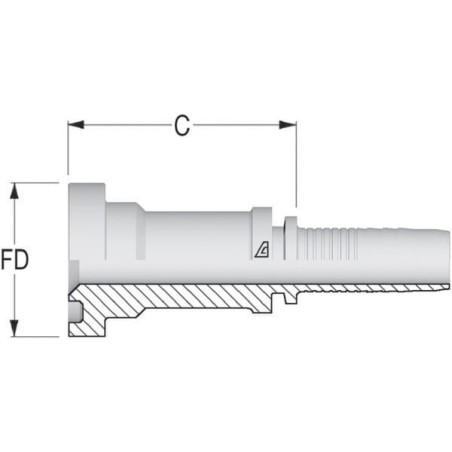 Insert NS-DN20 with flange diameter 41.3 - SFSNS2012