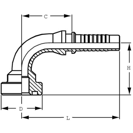 Insert NS-DN40-flange diameter 63,5 90 - SFSNS402490G2