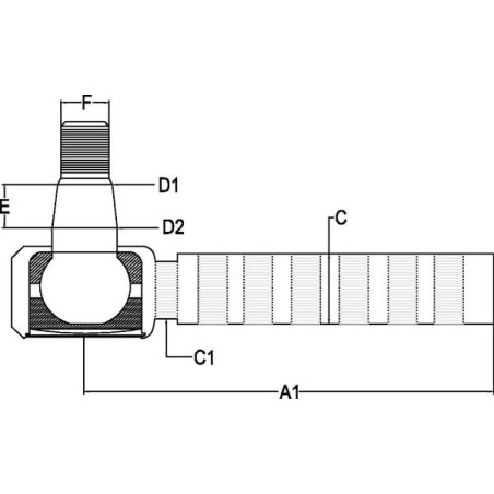 Spurstange - SHP051KR