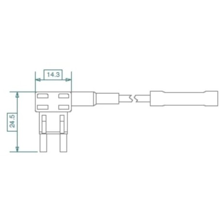 Split fuse holder Mini - SIH7400