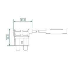 Split fuse holder ATO - SIH1400