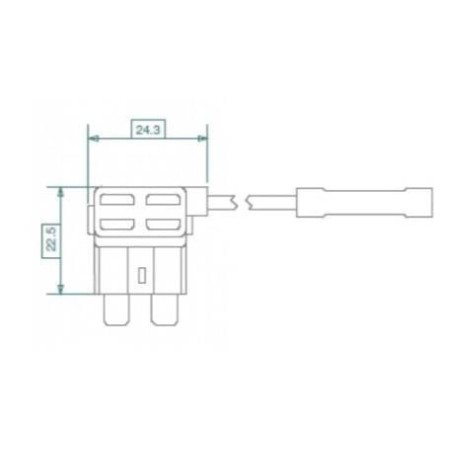 Split fuse holder - SIH1400