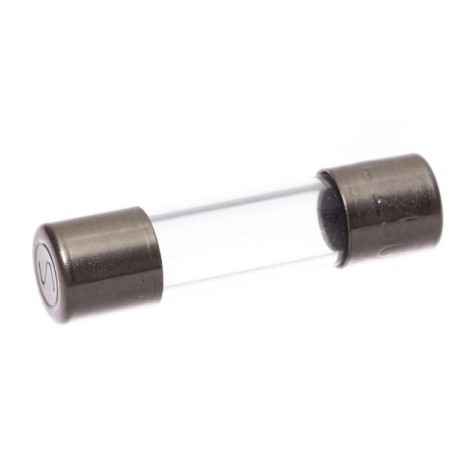 Fuse Glass 0.1A Length 20mm Pack 10x - SI23493
