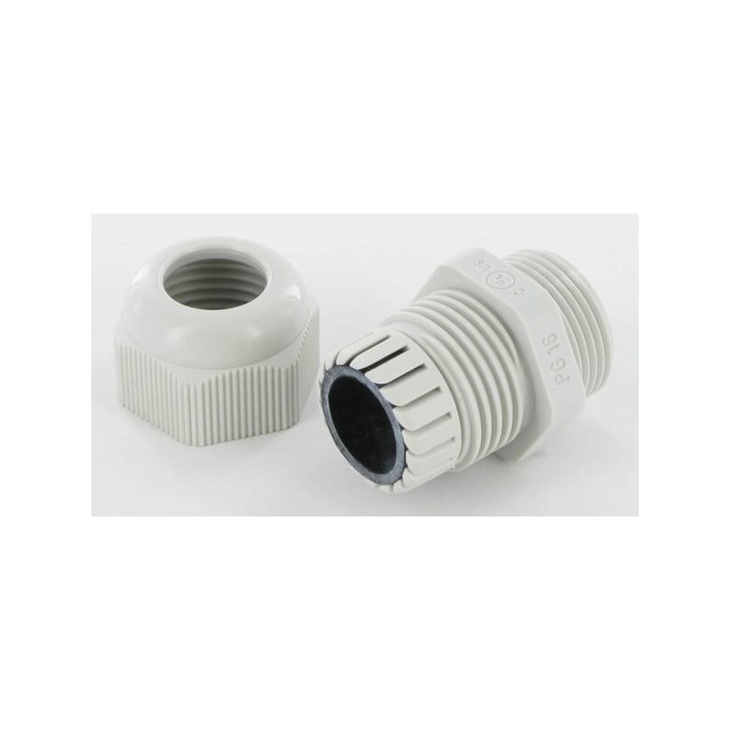 Cable gland PG16, PA, Grey - SKVPG16