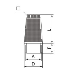 SIL34FB Kramp, Brass 