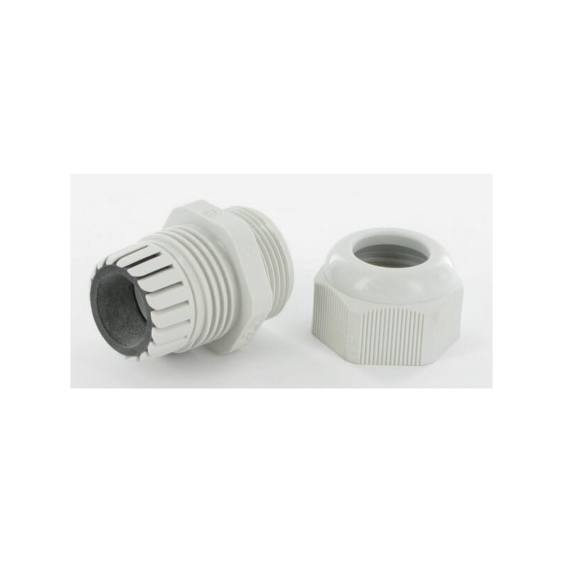 Cable gland PG21, PA, Grey - SKVPG21
