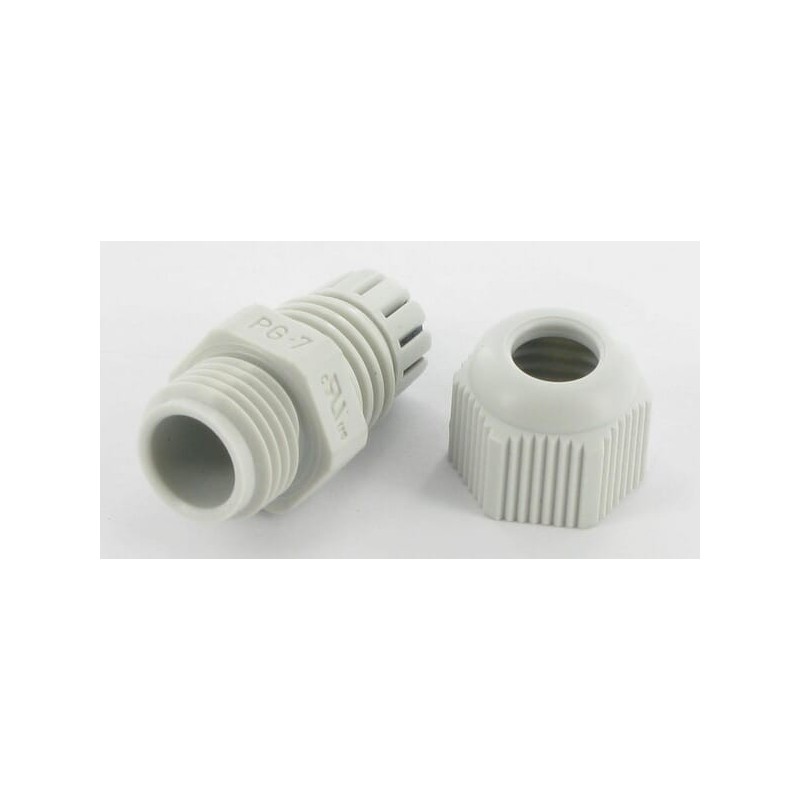 Cable gland PG7, PA, Grey - SKVPG7