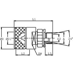 SKSM12S20 DNP, Screw-type quick couplings, DNP 