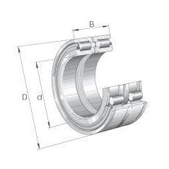 Cylindrical roller bearing - SL045015PP2NR