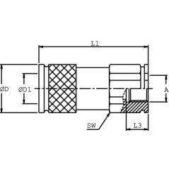 Quick release coupling Female 3/8 inch - 1/2 inch BSP - SKVF10C08