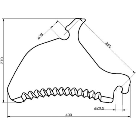 Ladewagenmesser Pöttinger - SM07135