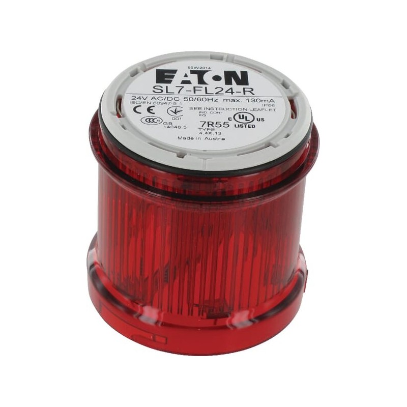 LED strobe light, red 24V - SL7FL24R LED strobe light, red 24V - SL7FL24R