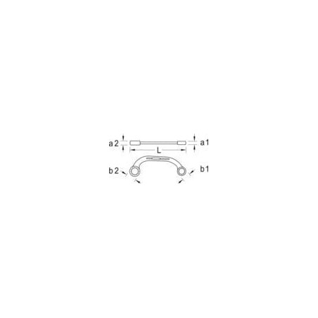 Starterblockschlüssel 11.0 mm 13.0mm , Gedore - SL3041113