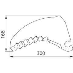 Knife, Round Baler - SM06495