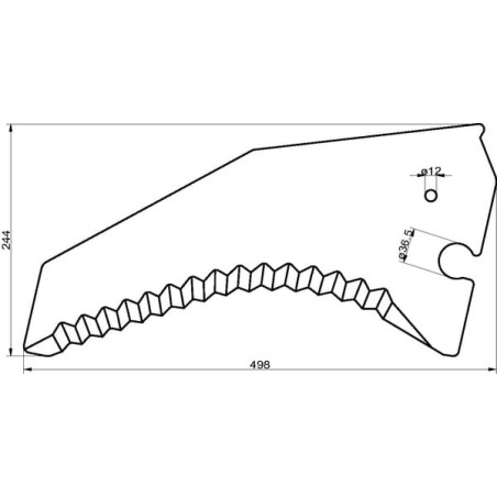 Silage knife - SM06200