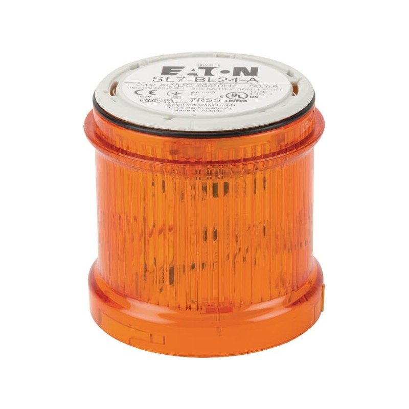 Blinklichtmodul LED, 24V, bernstein - SL7BL24A