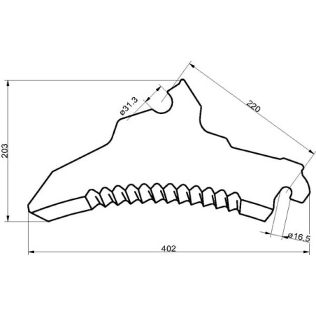 Ladewagenmesser Pöttinger - SM07102