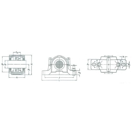 Lagergehäuse SKF - SNL528SKF