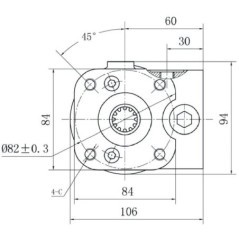 Orbital steering unit 200cc Kramp - SOSPC200LSTKR