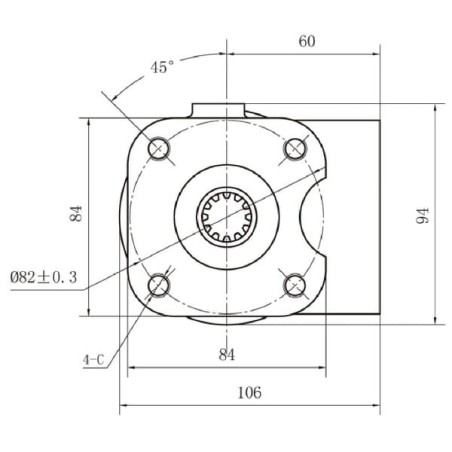 Orbital steering unit 400cc Kramp - SOSPC400NONKR