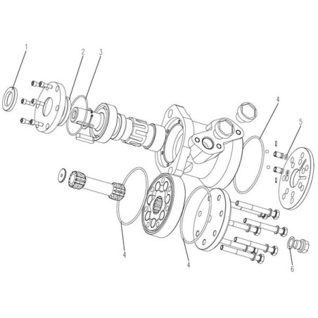 Dichtungssatz SMR, 25 mm, Kramp - SMR9SEAL25KR