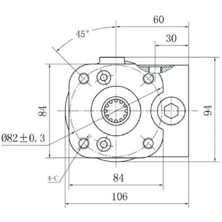 Orbital steering unit 400cc Kramp - SOSPC400LSTKR