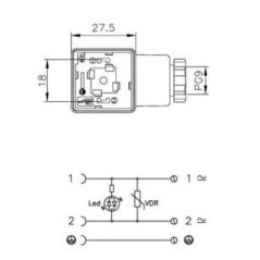 SP888 Omal, Ventilstecker 