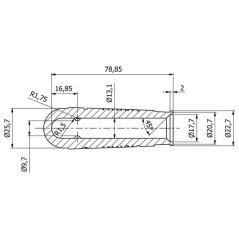 PVC handle - STR1308