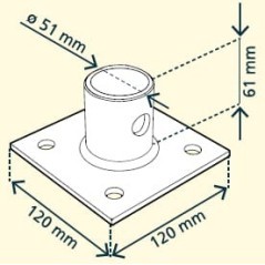 Tube connecting bracket - STRLTST0151