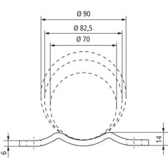 Fixing plate - STRF1