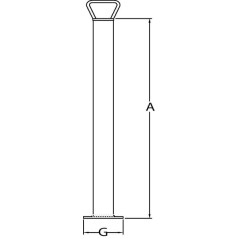 Stabiliser diameter 48mm 600mm - STR24