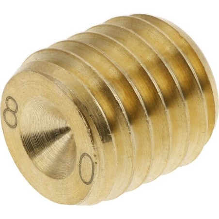 Throttle screw M12 diameter 0.8mm Br - SSM121208BR