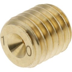 Throttle screw M10 diameter 1.0mm Br - SSM101210BR