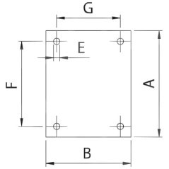 Fixing plate - STRF5